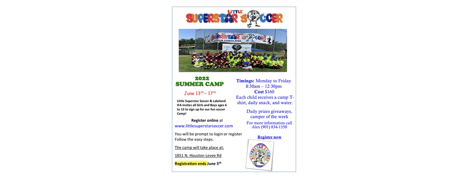 Register for our 2022 Summer Camp 